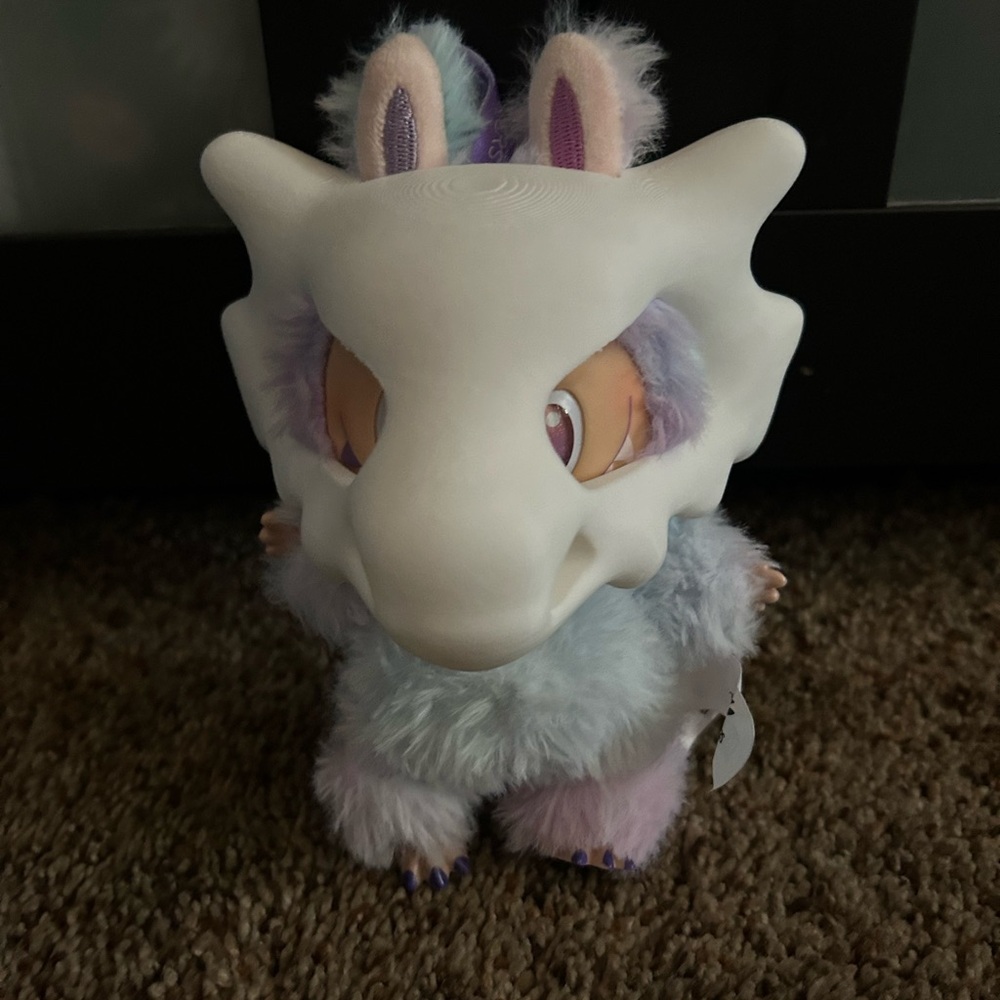 Cubone face mask for labubu